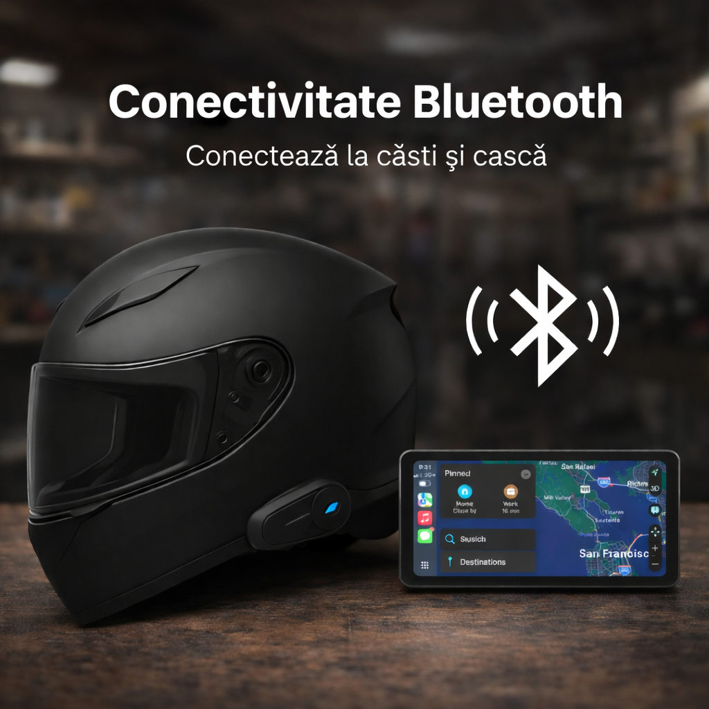 Motoplay™ - Carplay pentru Motociclete/Masini